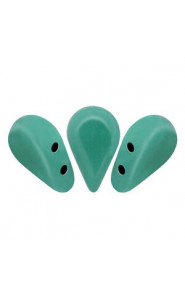 Les perles par Puca® Amos beads Opaque green turquoise 63130